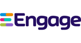 Engage | Logo in dark brand colours